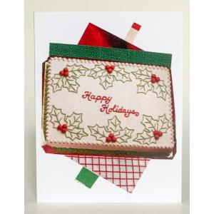 Barnes SQ5485843 Happy Holidays Greeting Card (pack Of 6)