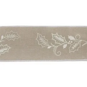 81008DS | Melrose International Wired Cotton Holiday Ribbon