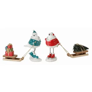 81117DS | Melrose International Set of 2 Whimsical Birds