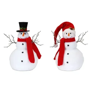 81189DS | Melrose International Charming Snowman Duo for