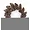 81316DS | Melrose International Natural Pine Cone Wreath