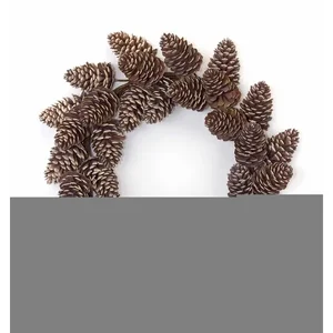 81316DS | Melrose International Natural Pine Cone Wreath