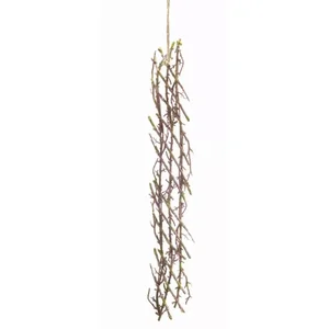 58432DS | Melrose International Set of 6 Hanging Mossed