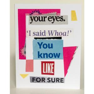 Barnes SQ2344206 Your Eyes Greeting Card (pack Of 6)