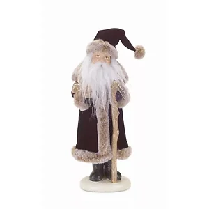 76801DS | Melrose International Charming Santa Figurine
