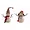 76765DS | Melrose International Whimsical Snowman Duo
