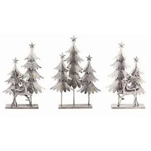 80522DS | Melrose International Set of 3 Metal Tree and