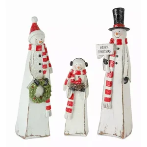 80545DS | Melrose International Charming Snowman Family