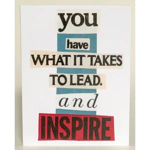 SQ0767060 | Barnes Cards Llc Inspiring Leadership Greeting