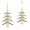 80908DS | Melrose International Set of 6 Glass Tree