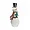 80514DS | Melrose International Festive Snowman with Tree