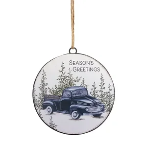 80212DS | Melrose International Set of 12 Holiday Truck and