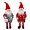80245DS | Melrose International Festive Santa and Elf Duo