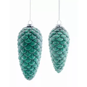 80913DS | Melrose International Charming Pine Cone Glass