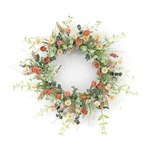 78235DS | Melrose International 24-Inch Mini Daisy Wreath