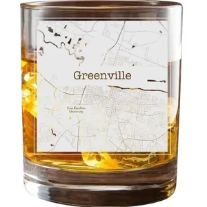 CTGGRNC | College Town Glasses College Town Map Glasses Set