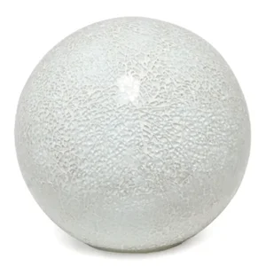LT3302-WHT | All The Rages Inc White Mosaic Stone Ball