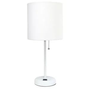 LT2024-WOW | All The Rages Inc LimeLights White Stick Lamp