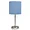 LT2044-BLU | All The Rages Inc Blue Fabric Shade Stick Lamp