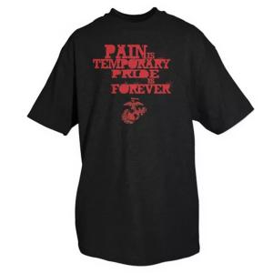 Fox 63-998 S Marines-pain T-shirt, Black - Small