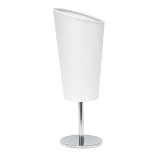 LT2061-WHT | All The Rages Inc Mini Chrome Table Lamp with