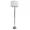 LF1002-WHT | All The Rages Inc Modern Crystal Floor Lamp