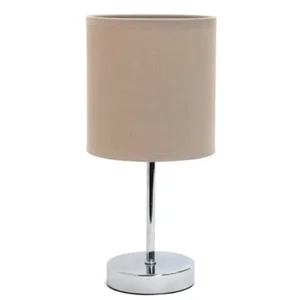 LT2007-GRY | All The Rages Inc Chrome Mini Table Lamp with