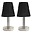 LT2013-BLK-2PK | All The Rages Inc Sand Nickel Mini Table