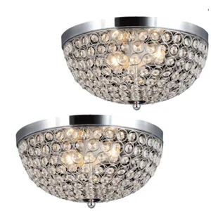 All The Rages Inc Elegant Designs Chrome Elipse 2-Light