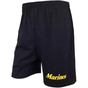 Fox 64-798 M Men's Black Running Short - Yellow Marines Medium