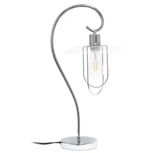 LHT-4000-CH | All The Rages Inc Chrome Scroll Table Lamp