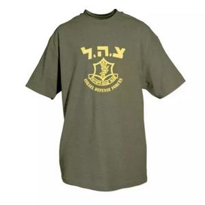 Fox 63-553 XXL Israeli Defense T-shirt, Olive Drab 2xl