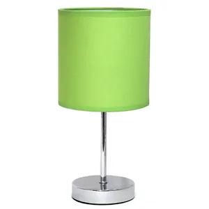 LT2007-GRN | All The Rages Inc Mini Chrome Table Lamp with