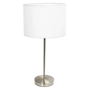 LT2040-WHT | All The Rages Inc Contemporary Brushed Nickel