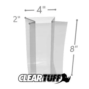 GB0040208 | International Plastics Inc Clear Gusseted Poly