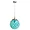 PT1003-AQU | All The Rages Inc Coastal Aqua Glass Pendant