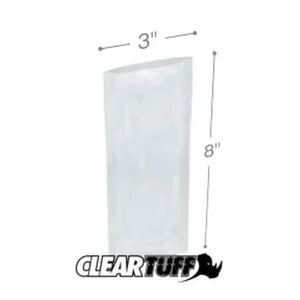 PB30308 | International Plastics Inc Clear Flat Poly Bags