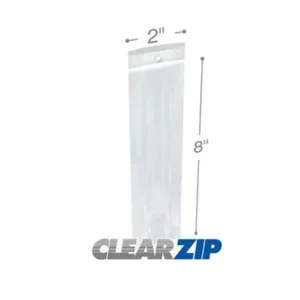 CZH20208 | International Plastics Inc 2 x 8 inch 2 Mil