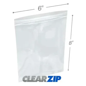 CZ20608 | International Plastics Inc Clearzip Lock Top Bags