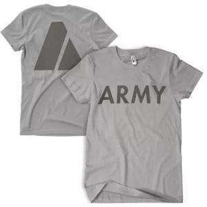 Fox 64-554 S Army Reflective T-shirt, Grey Small