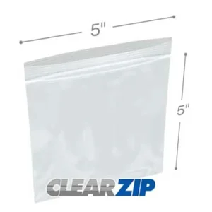 CZ20505 | International Plastics Inc Clearzip 5x5 Inch