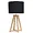LT1069-NBK | All The Rages Inc Natural Wood Table Lamp with