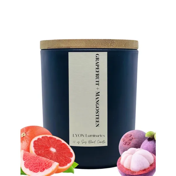 Lyon L-GMA-1 Grapefruit + Mangosteen Luxury Soy Blend Candle