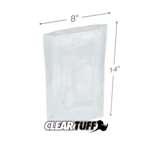 PB10814 | International Plastics Inc 1.25 Mil Clear Flat
