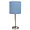 LT2024-BLU | All The Rages Inc Stylish Blue Stick Lamp with