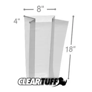 GB0080418 | International Plastics Inc Clear Gusseted Poly