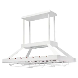WR1000-WHT | All The Rages Inc Modern 2-Light LED Overhead