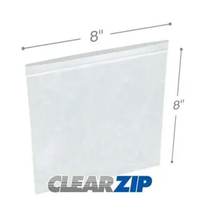 CZPP20808 | International Plastics Inc Clear Zipper Locking