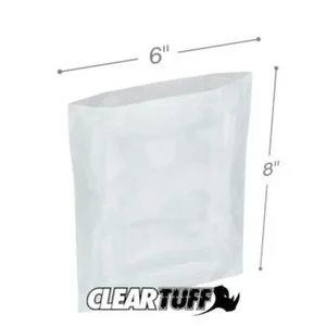 PB00608 | International Plastics Inc Clear Poly Bags - 6