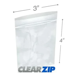 CZ60304 | International Plastics Inc ClearZip Lock Bags